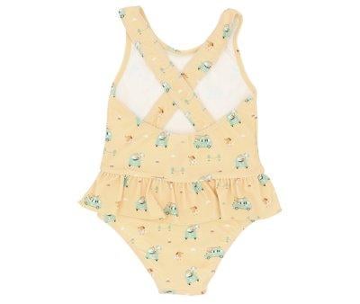 Cross-back Swimsuit with Ruffle Surf Van