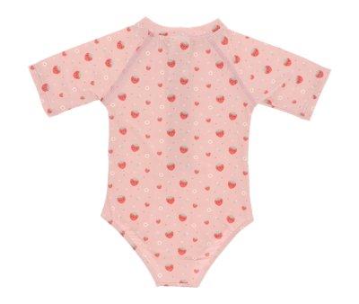 Swimsuit with Zipper Strawberries