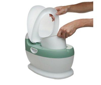 Mini Orinal con Sonido de Descarga Green