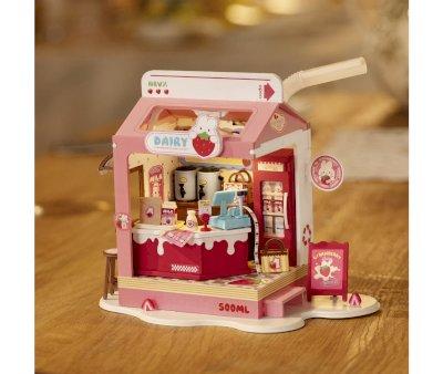 Maquette Miniature Strawberry Milk Box