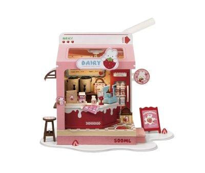 Maquette Miniature Strawberry Milk Box