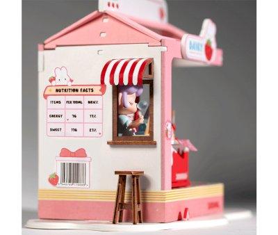 Maquette Miniature Strawberry Milk Box