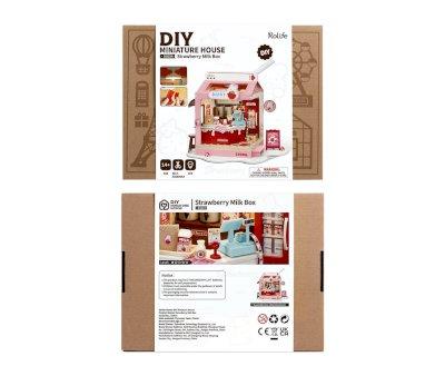 Maquette Miniature Strawberry Milk Box