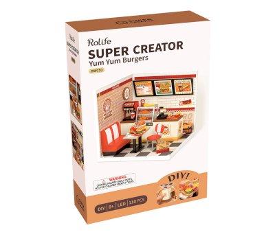 Modellino Miniatura Yum Yum Burgers Rolife Super Creator