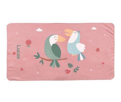 Telo Microfibra Toucan Personalizzabile
