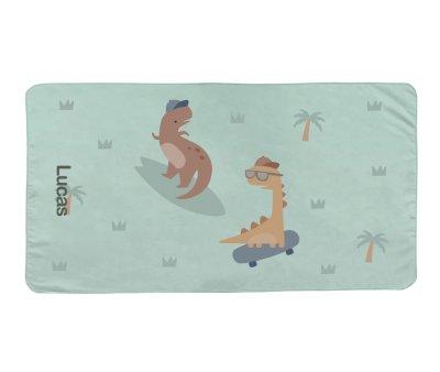 Microfiber Towel Cool Dinos Customizable