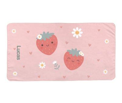 Telo Microfibra Strawberries Personalizzabile