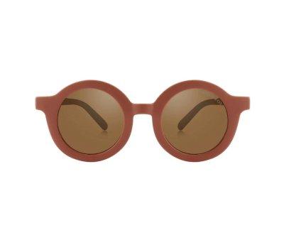 Gafas de Sol Flexibles Polarizadas New Round (18m-8 aos) Cinnamon