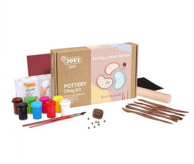 DIY Kit Pasta da Modellare Air Dry & Letter Stamps
