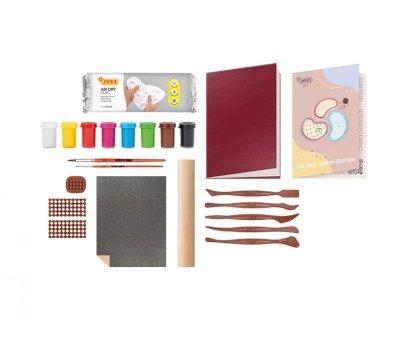 DIY Kit Pasta da Modellare Air Dry & Letter Stamps