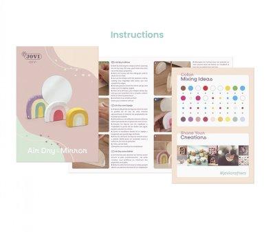 Kit de artesanato DIY para fazer espelho