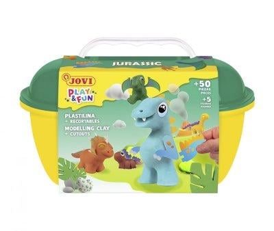 PLAY&FUN Cofanetto Plastilina JURASSIC