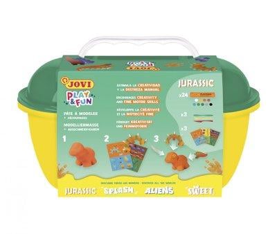 PLAY&FUN Cofanetto Plastilina JURASSIC