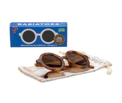 Gafas de Sol Flexibles (3-5aos) Euro Round Amber Lenses Classic Tortoise