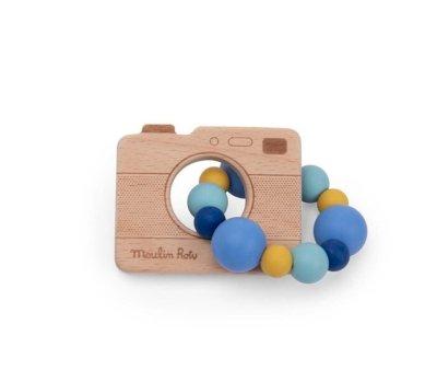 Sonaglio Dentarello Legno e Silicone Puce & Pilou