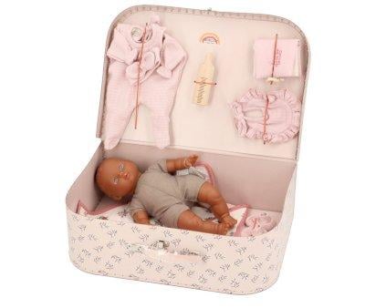 Valise Vintage  Kit de Naissance  Poupe Babies Suzie