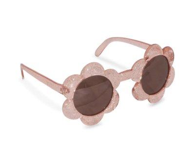 Lunettes de Soleil Junior Flower Glitter Rose (5-10 ans)