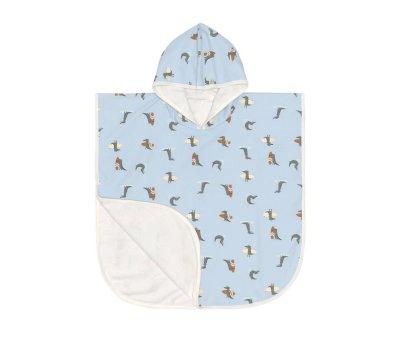 Poncho de Bain Crocodile Sky Blue
