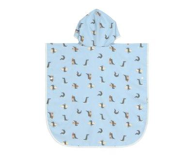 Poncho de Bain Crocodile Sky Blue