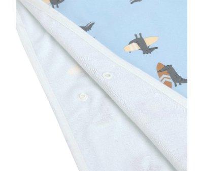 Poncho de Bain Crocodile Sky Blue