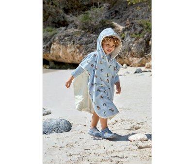 Poncho de Bain Crocodile Sky Blue