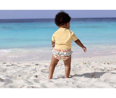 T-Shirt Nuoto MC Waves Peach
