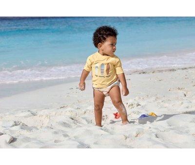 T-Shirt Nuoto MC Waves Peach