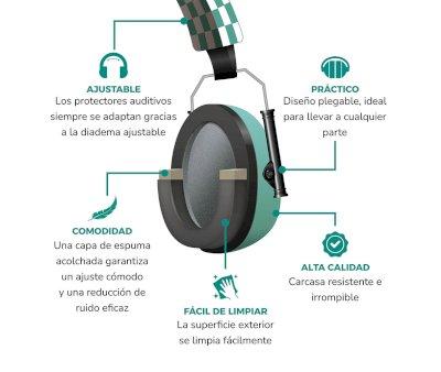 Earmuffs for Babies and Children Alecto Green