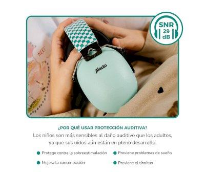 Earmuffs for Babies and Children Alecto Green