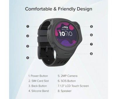 Smartwatch My First Fone R1C Grey