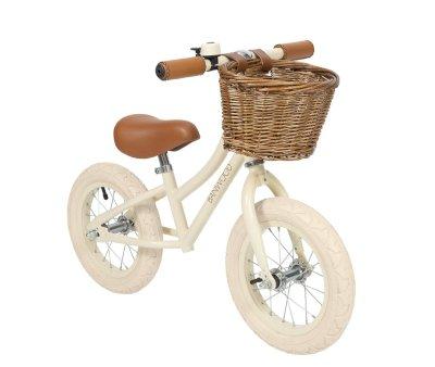 Bicicleta Banwood sem pedais First Go! Creme