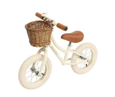 Bicicleta Banwood sem pedais First Go! Creme