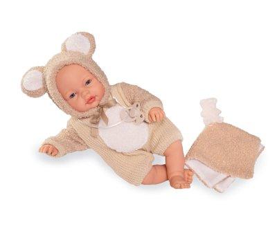 Bambola Bimba Lagrimitas with Orsetto Pajamas and Customizable Doudou