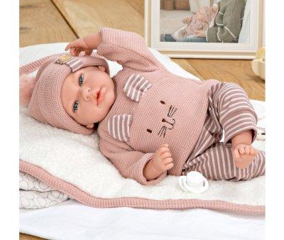 Boneca Elegance Andie Pink Weight com Manta