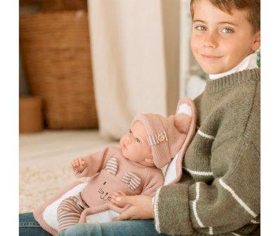 Boneca Elegance Andie Pink Weight com Manta