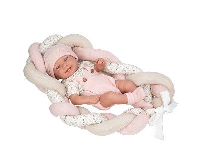 Bambola Vinile Elegance Zoe con Cuscino Treccia
