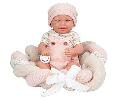 Bambola Vinile Elegance Zoe con Cuscino Treccia