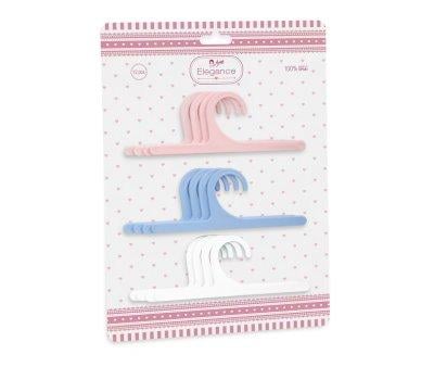 Set Grucce Bambole 4 rosa, 4 blu, 4 bianche