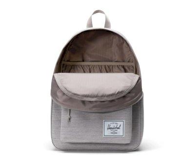 Zaino Herschel Classic Light Grey Crosshatch Personalizzabile