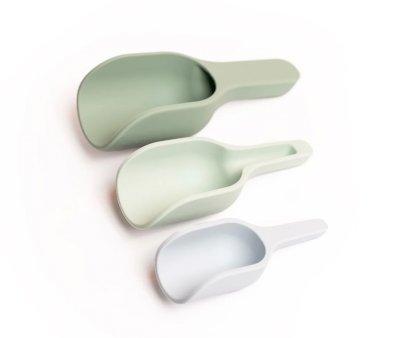 3 Palas de Silicona Encajables Green