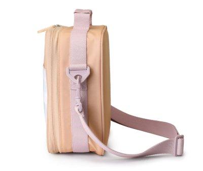 Borsa Termica Rigida Monnka Apricot-Vichy Aqua Personalizzabile