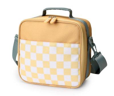Borsa Termica Rigida Monnka Yellow Chess Personalizzabile