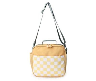 Borsa Termica Rigida Monnka Yellow Chess Personalizzabile