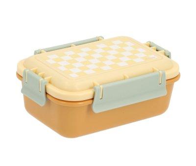 Lancheira Bento Stripes  Yellow Chess