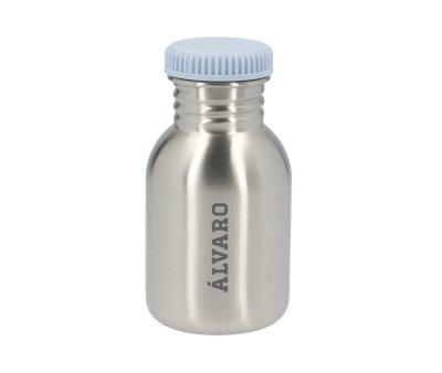 Botella Acero Bsica Serenity Blue Personalizable 350ml