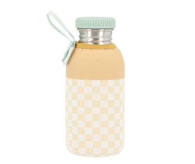 Bottiglia Acciaio Fodera Personalizzabile Yellow Chess 500ml