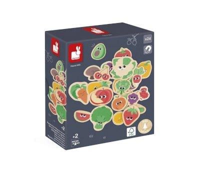Imanes de Frutas y Verduras