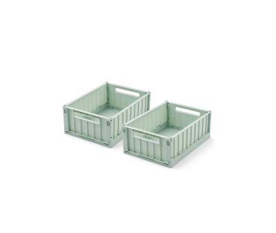 2 Cajas Almacenamiento Pequeas Weston Light Peppermint
