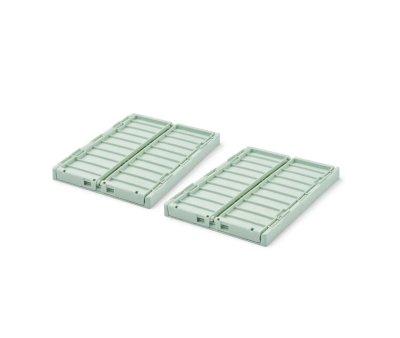 2 Cajas Almacenamiento Pequeas Weston Light Peppermint