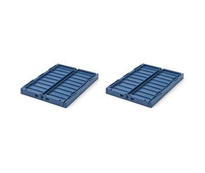 2 Cajas Almacenamiento Medianas Weston Indigo Blue